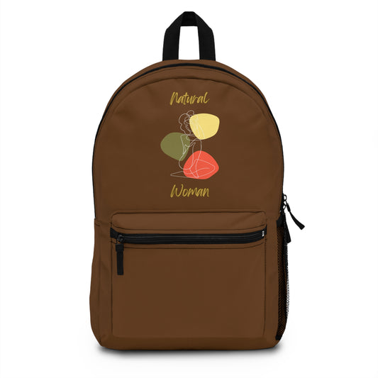 Natural Woman Colorful Pose (WL) Backpack BROWN