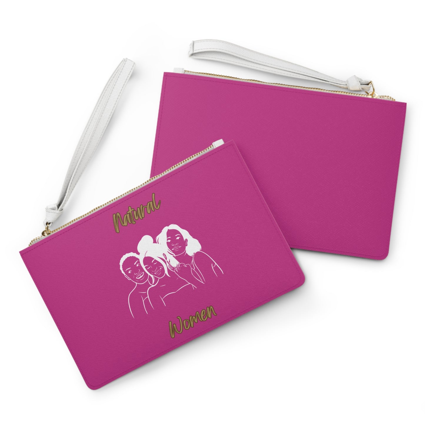 Natural Women Laughing Friends (WL) Clutch Bag PINK