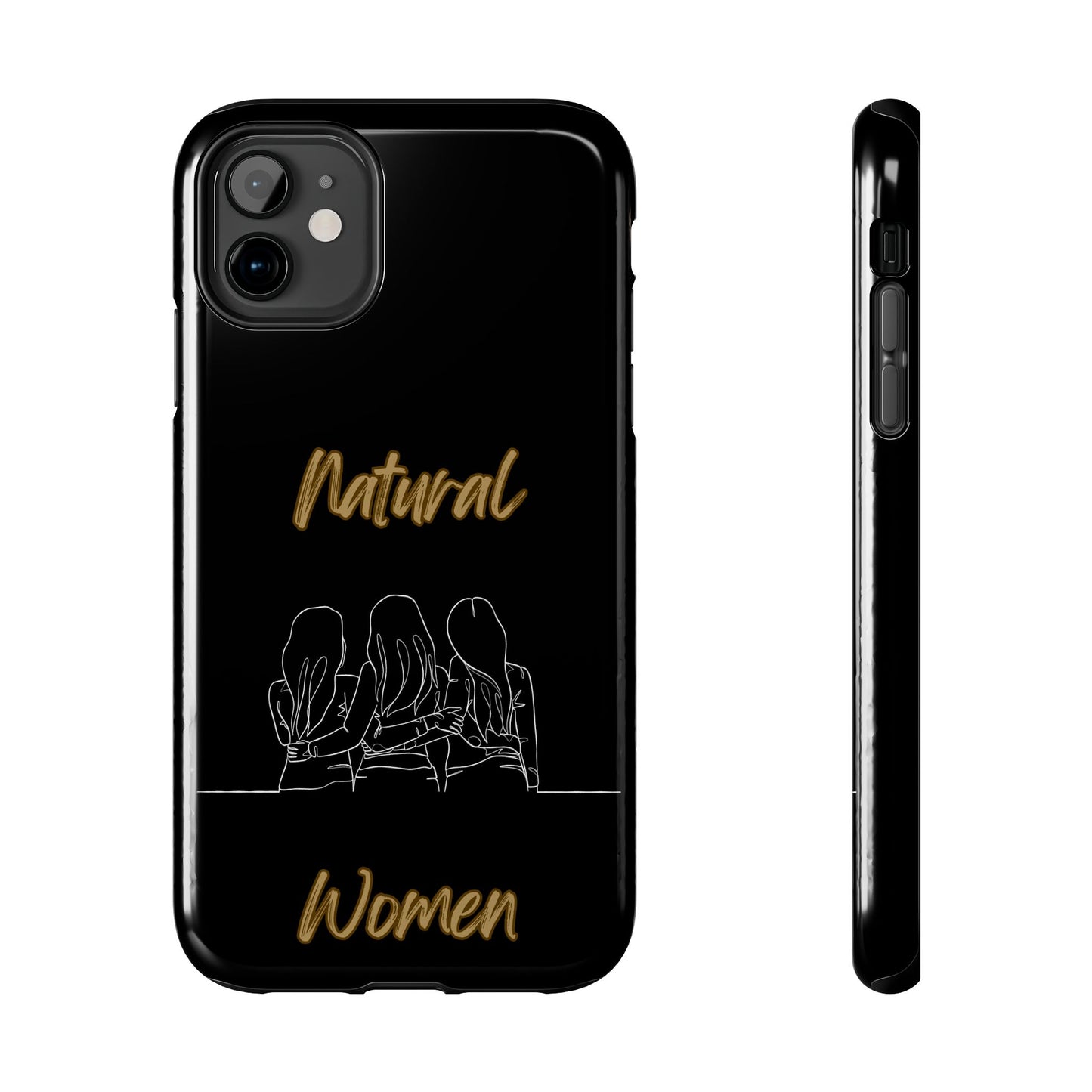 Natural Woman Loving Friends (WL) Tough Phone Cases BLACK