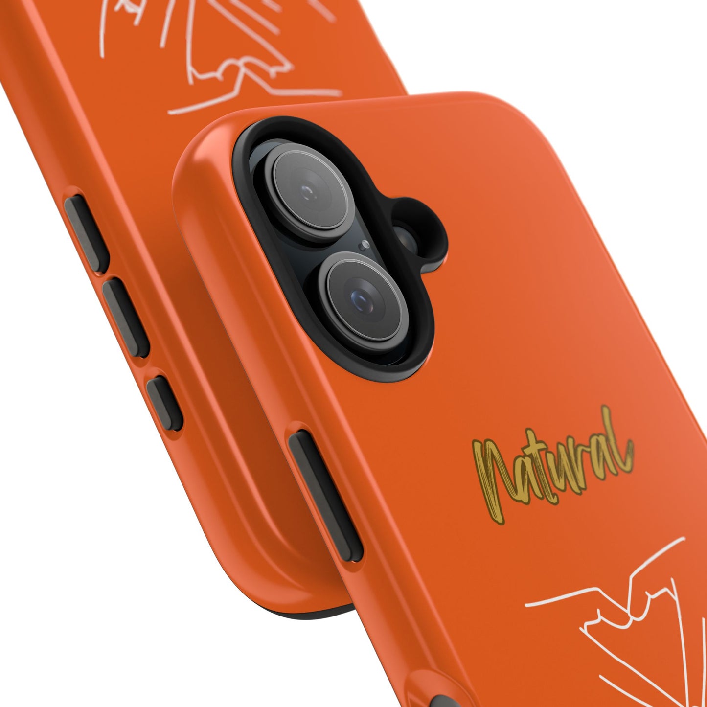 Natural Woman I Love You (WL)Tough Phone Cases ORANGE