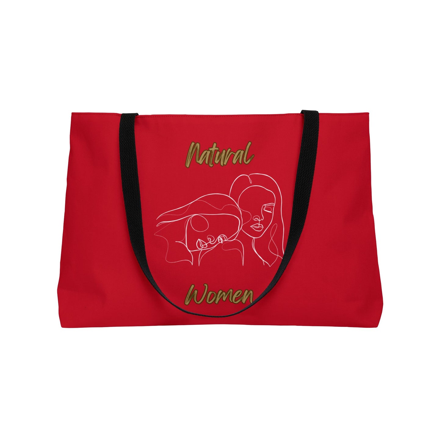 Natural Women Sisters (WL) Weekender Tote Bag DARK RED