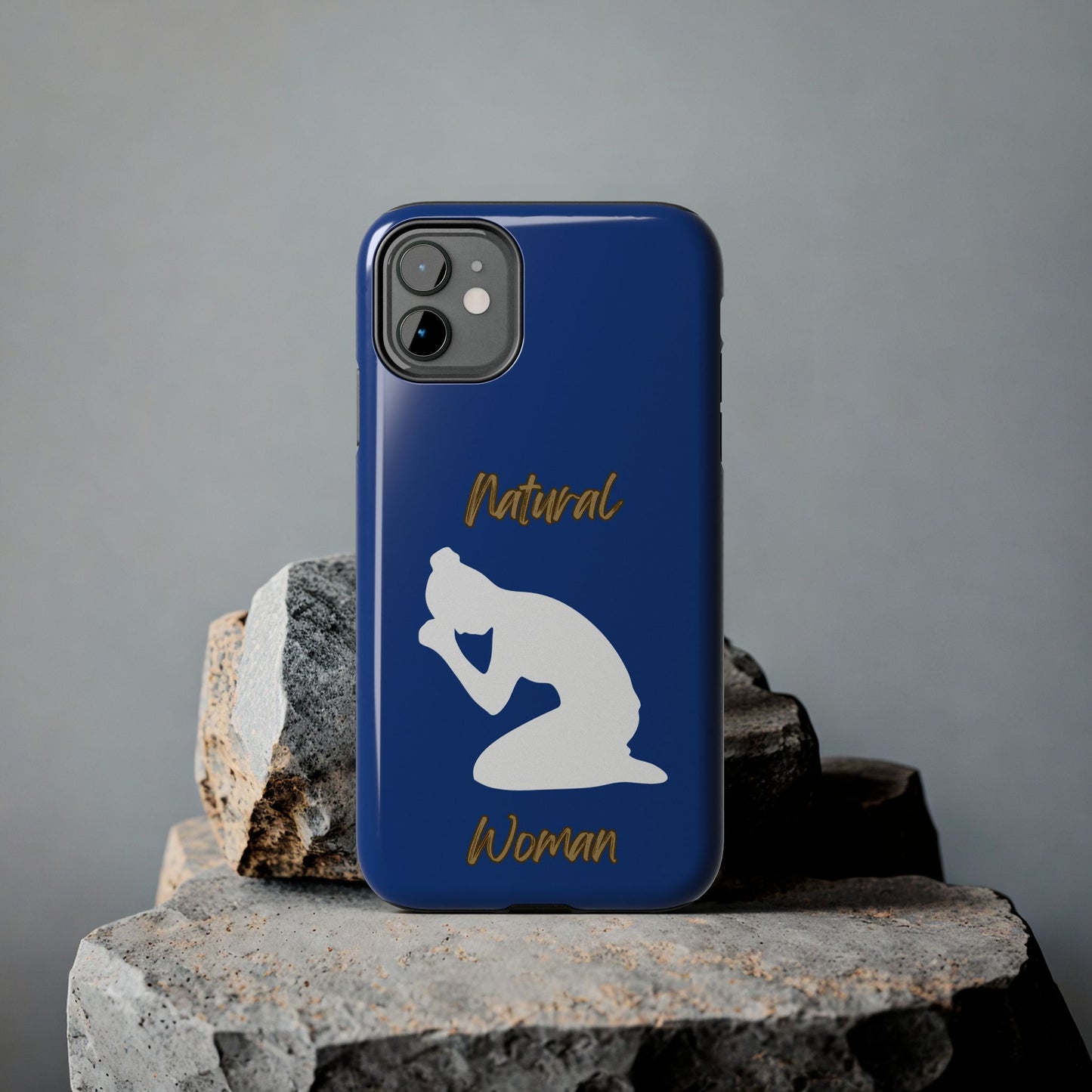 Natural Woman Pray (WL) Tough Phone Cases DARK BLUE