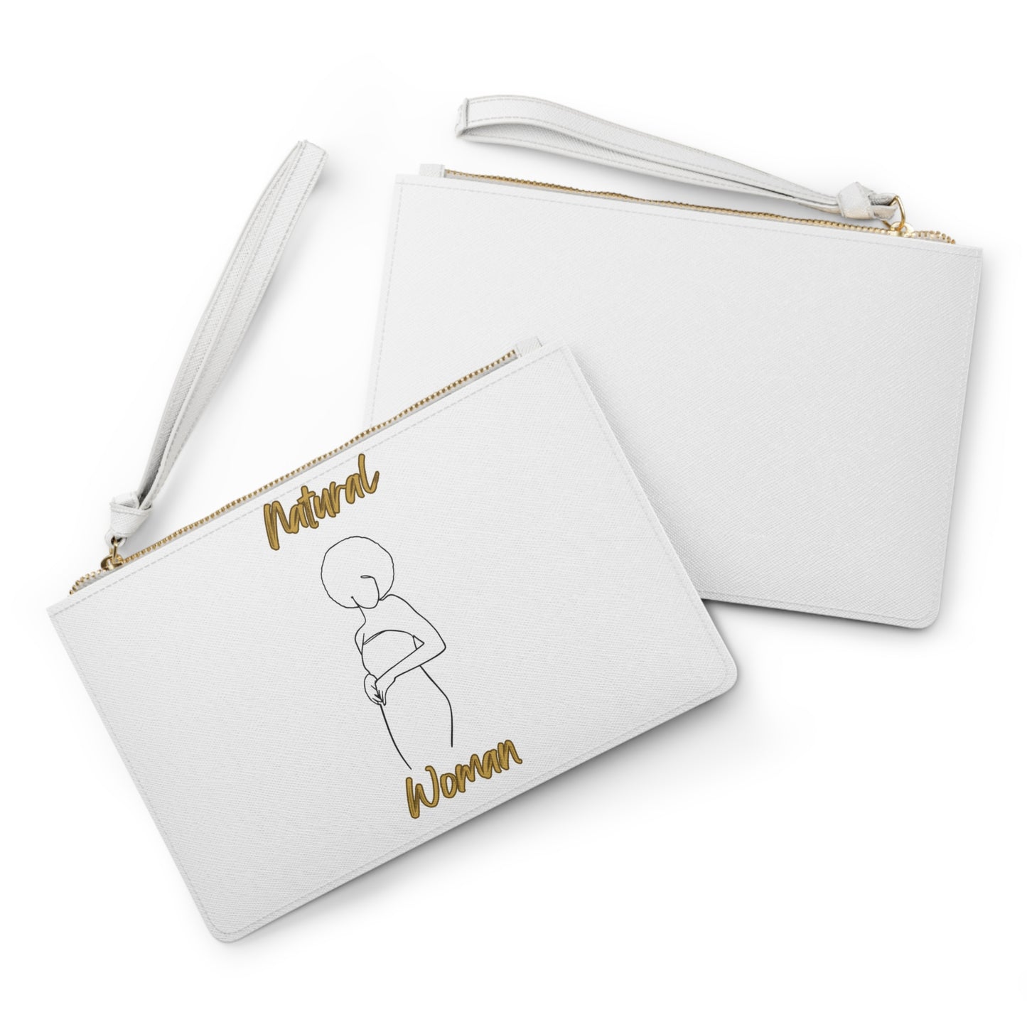 Natural Woman Sho Nuff (BL) Clutch Bag WHITE