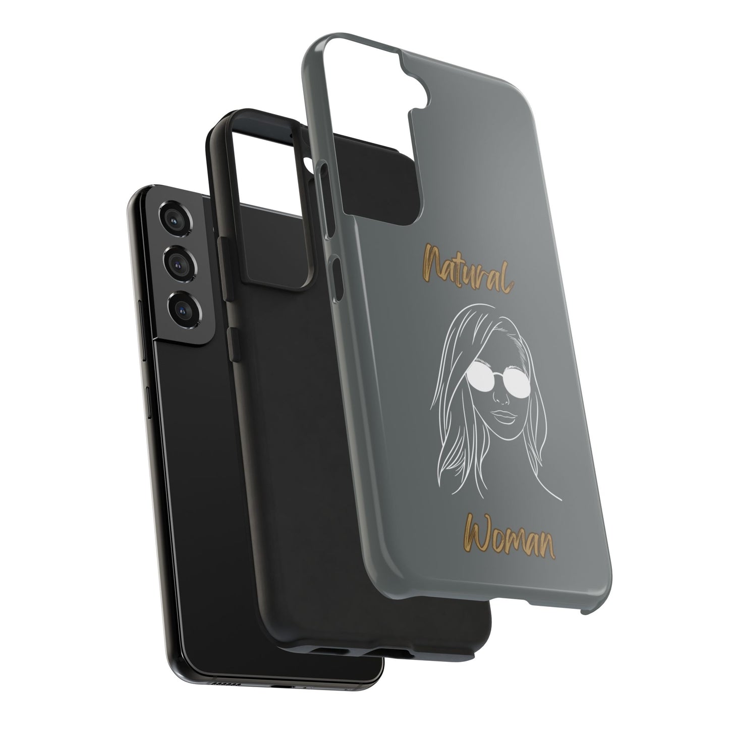 Natural Woman Shades (WL)Tough Phone Cases DARK GREY