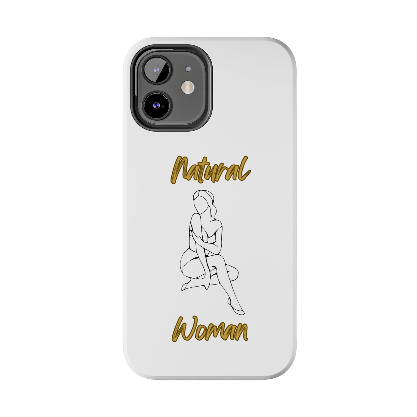 Natural Woman Shoulder Action (BL)Tough Phone Cases WHITE