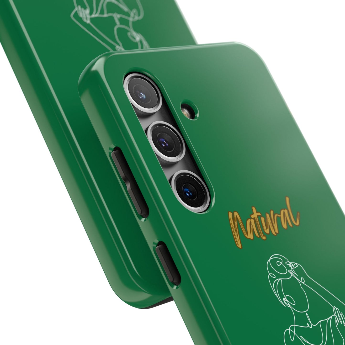 Natural Woman Style (WL)Tough Phone Cases DARK GREEN