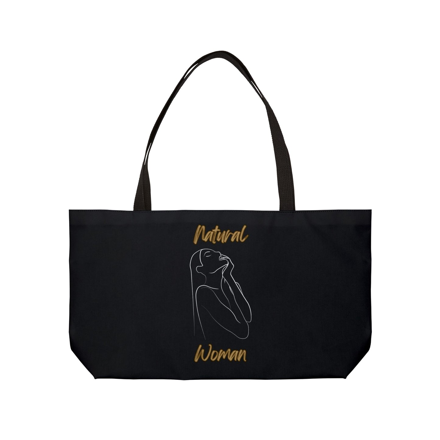 Natural Woman Thank You (WL) Weekender Tote Bag BLACK