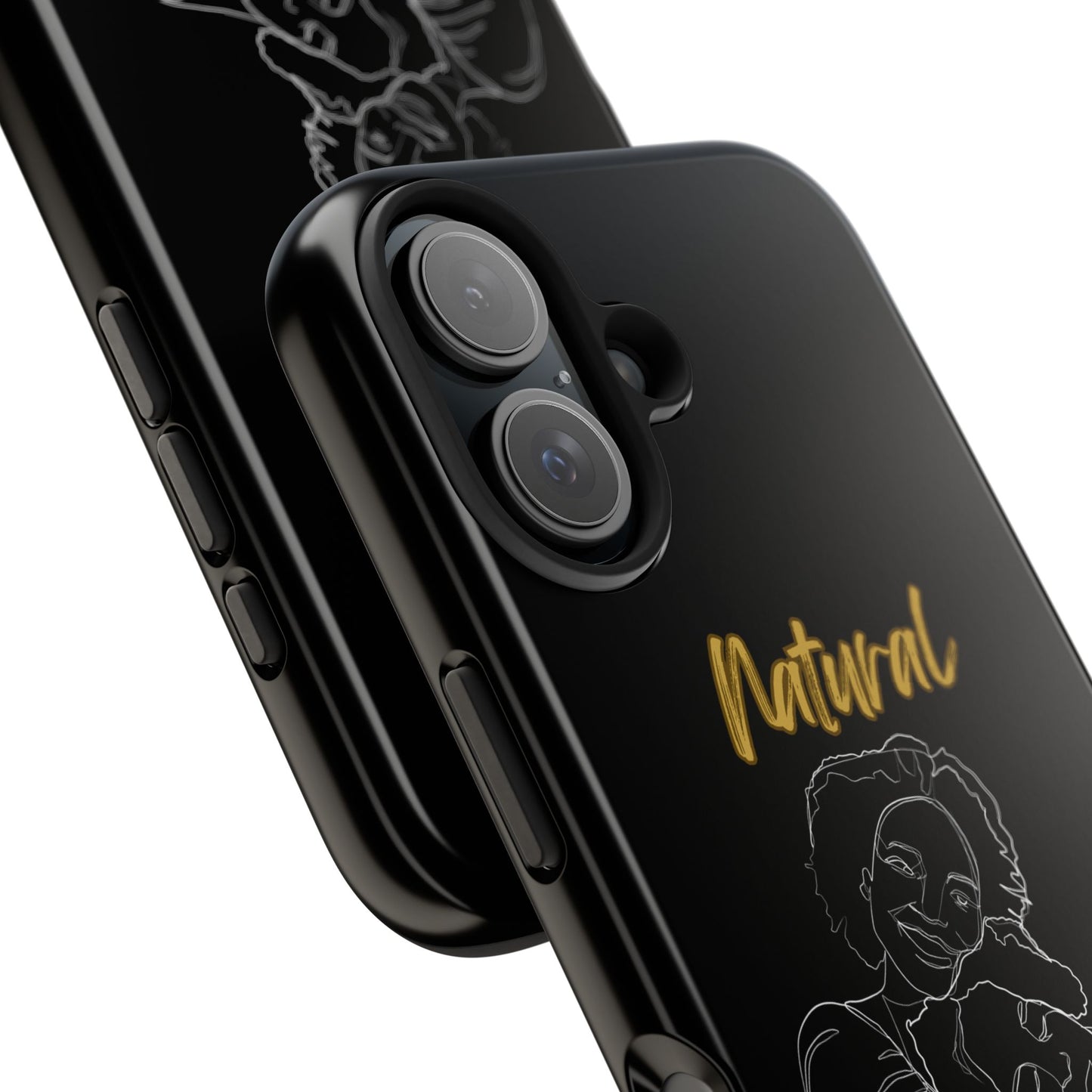 Natural Woman Loving Embrace (WL)Tough Phone Cases BLACK
