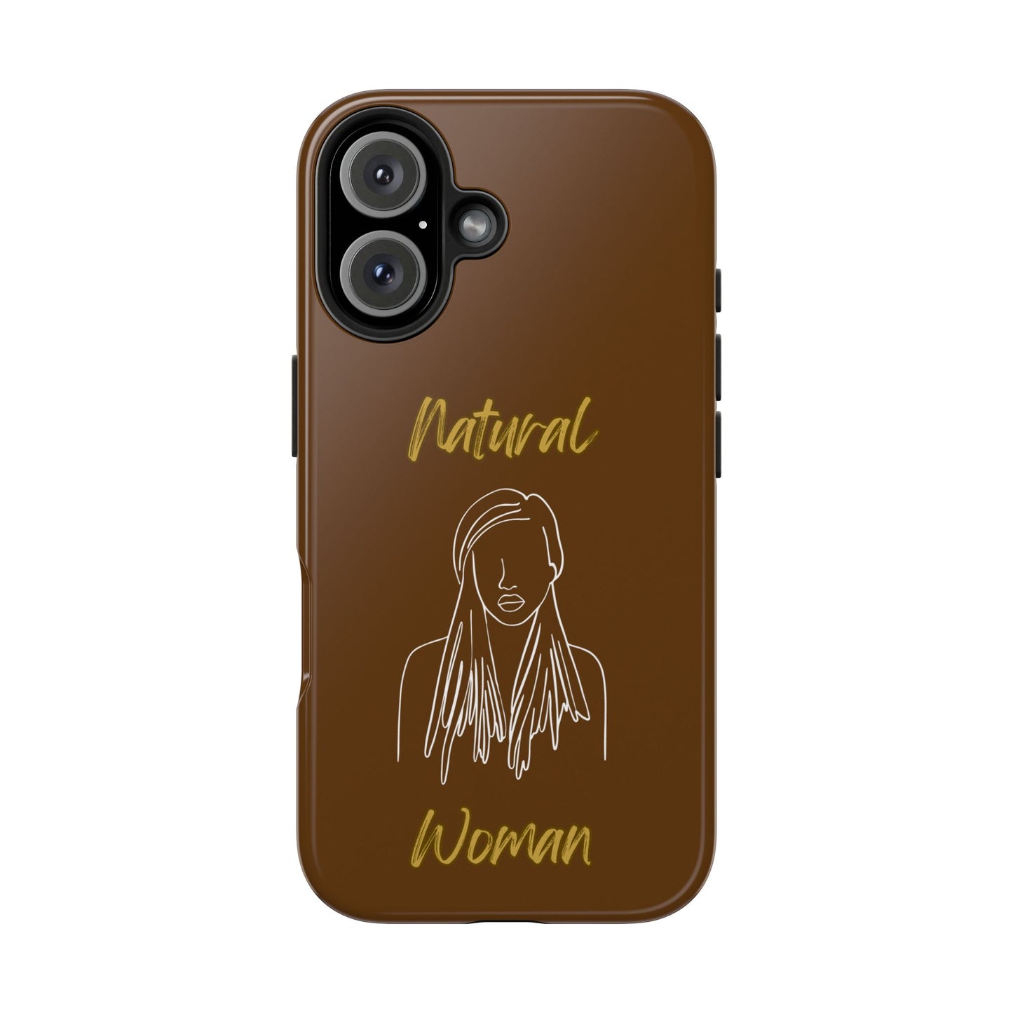 Natural Woman Content (WL)Tough Phone Cases BROWN