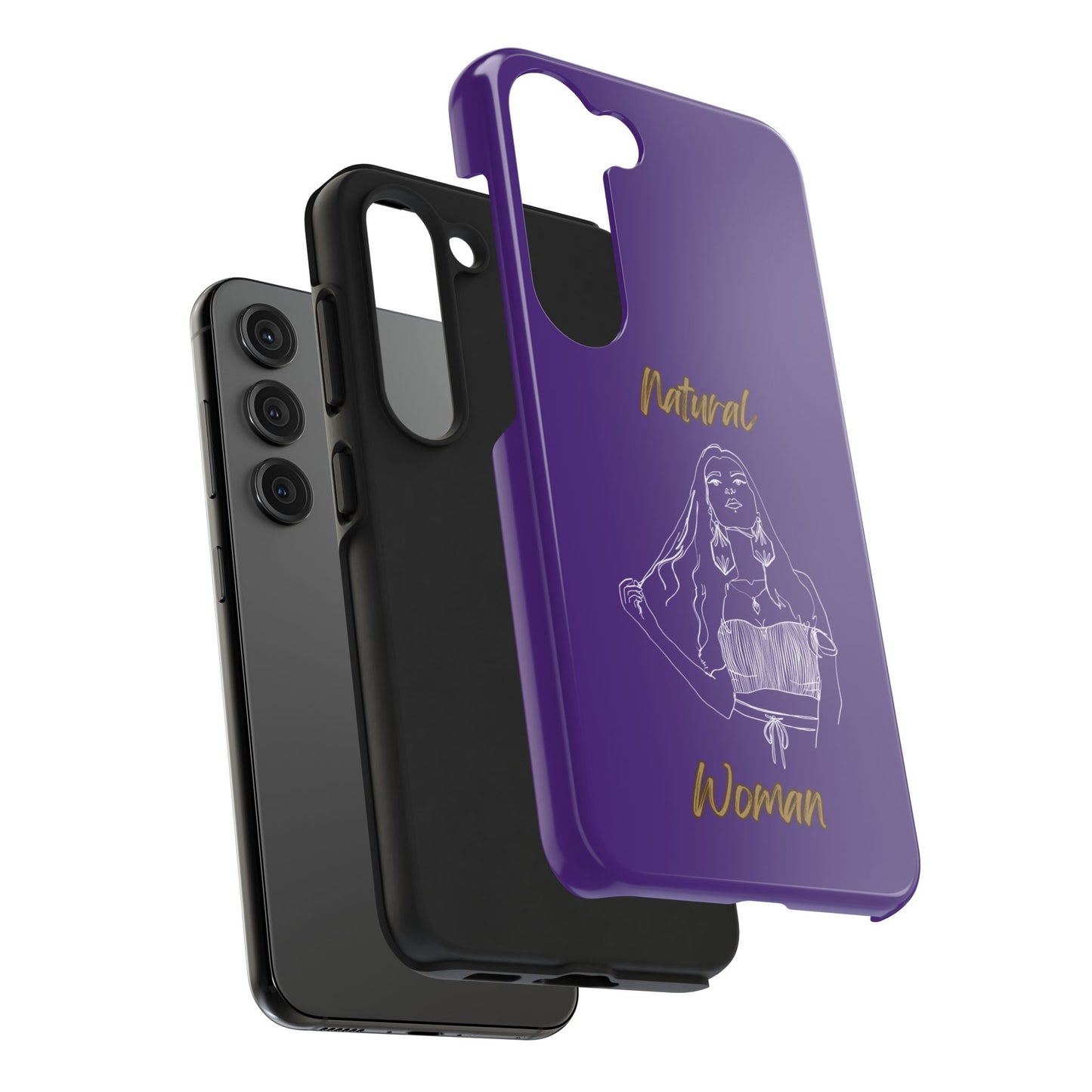 Natural Woman Thinking (WL)Tough Phone Cases PURPLE