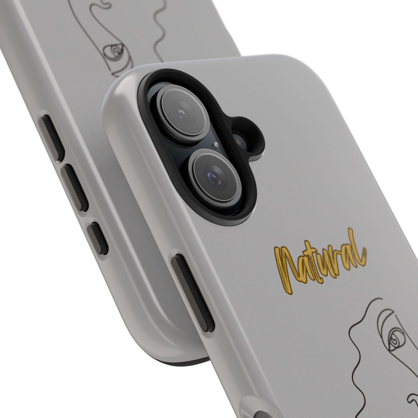 Natural Woman Peekaboo (BL)Tough Phone Cases LIGHT GREY