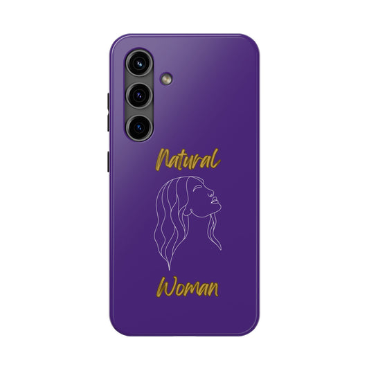 Natural Woman Breeze On Face (WL)Tough Phone Cases PURPLE