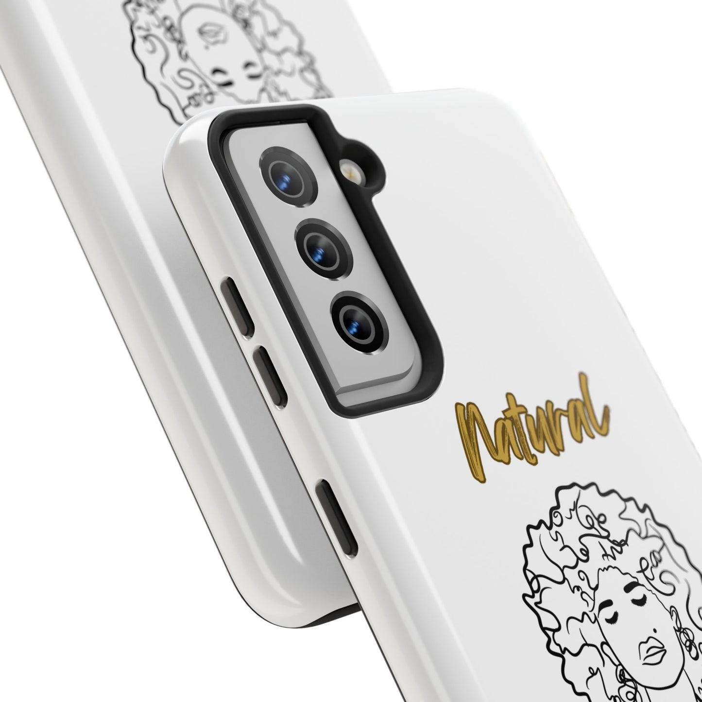 Natural Woman All About Me (BL)Tough Phone Cases WHITE