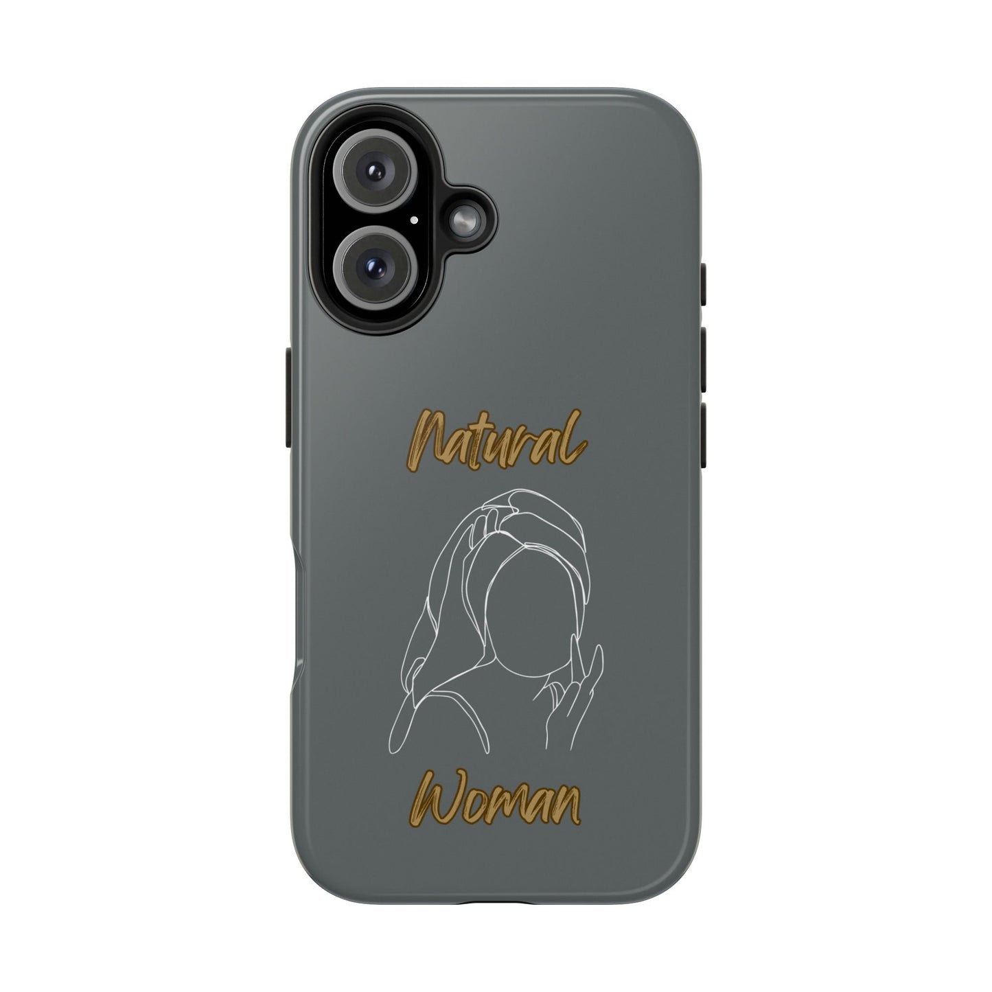 Natural Woman Towel Wrapped (WL)Tough Phone Cases DARK GREY