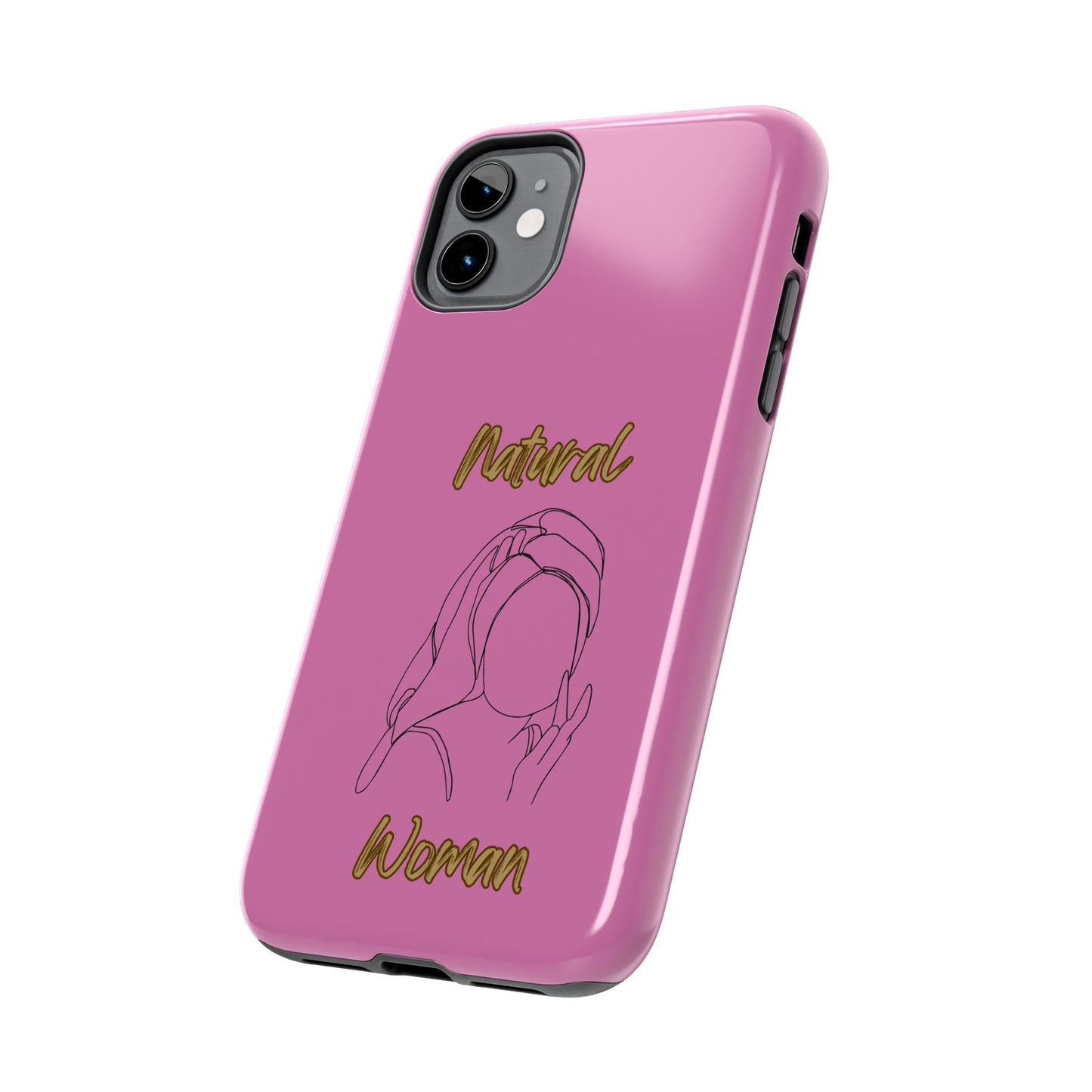 Natural Woman Towel Wrapped (BL)Tough Phone Cases LIGHT PINK