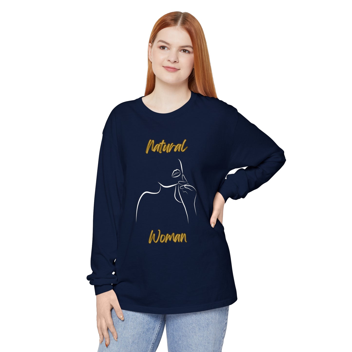 Natural Woman Chin Up (WL) Long Sleeve T-Shirt