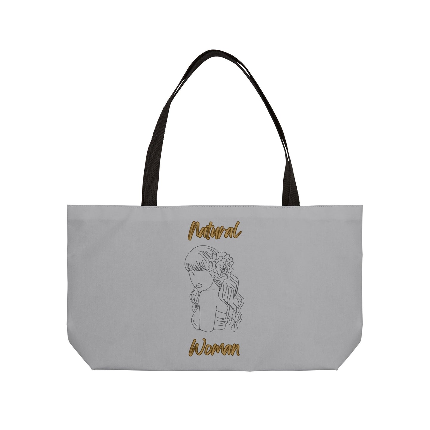 Natural Woman Newness (BL) Weekender Tote Bag LIGHT GREY