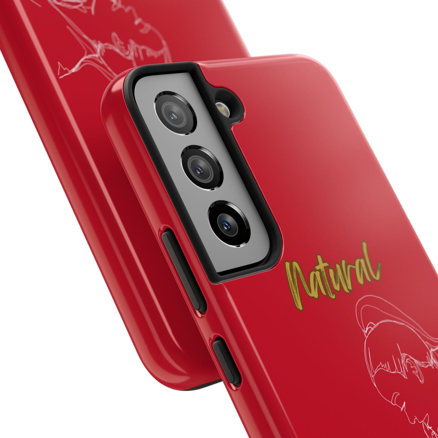Natural Woman New Life (WL)Tough Phone Cases DARK RED
