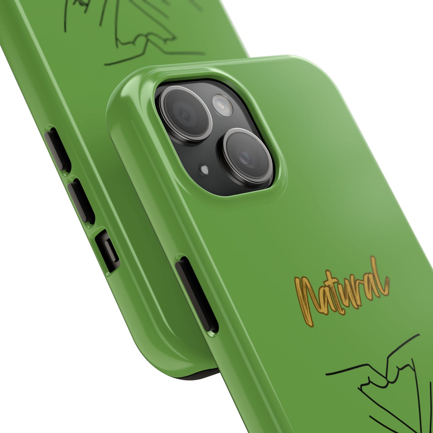 Natural Woman I Love You (BL)Tough Phone Cases GREEN