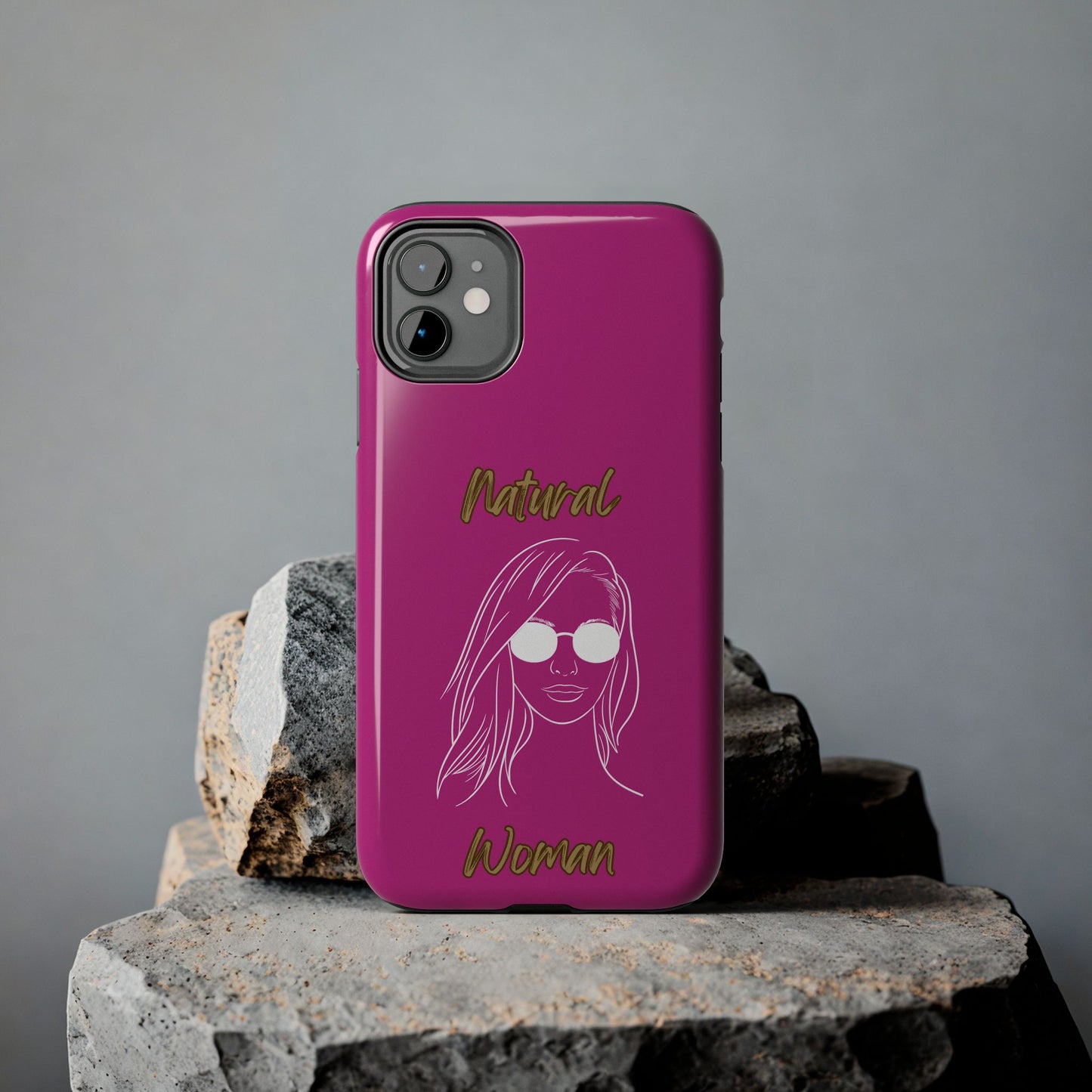Natural Woman Shades (WL)Tough Phone Cases PINK