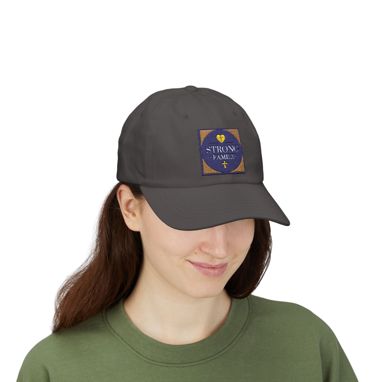 Strong Family Custom Casual Cap - BLUE LOGO