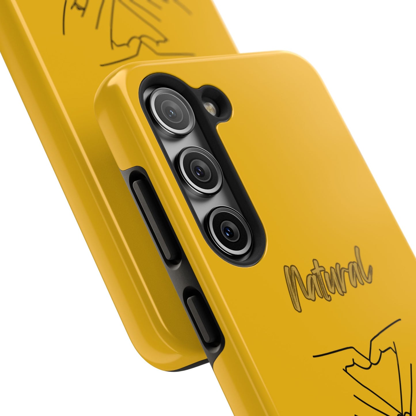 Natural Woman I Love You (BL)Tough Phone Cases YELLOW