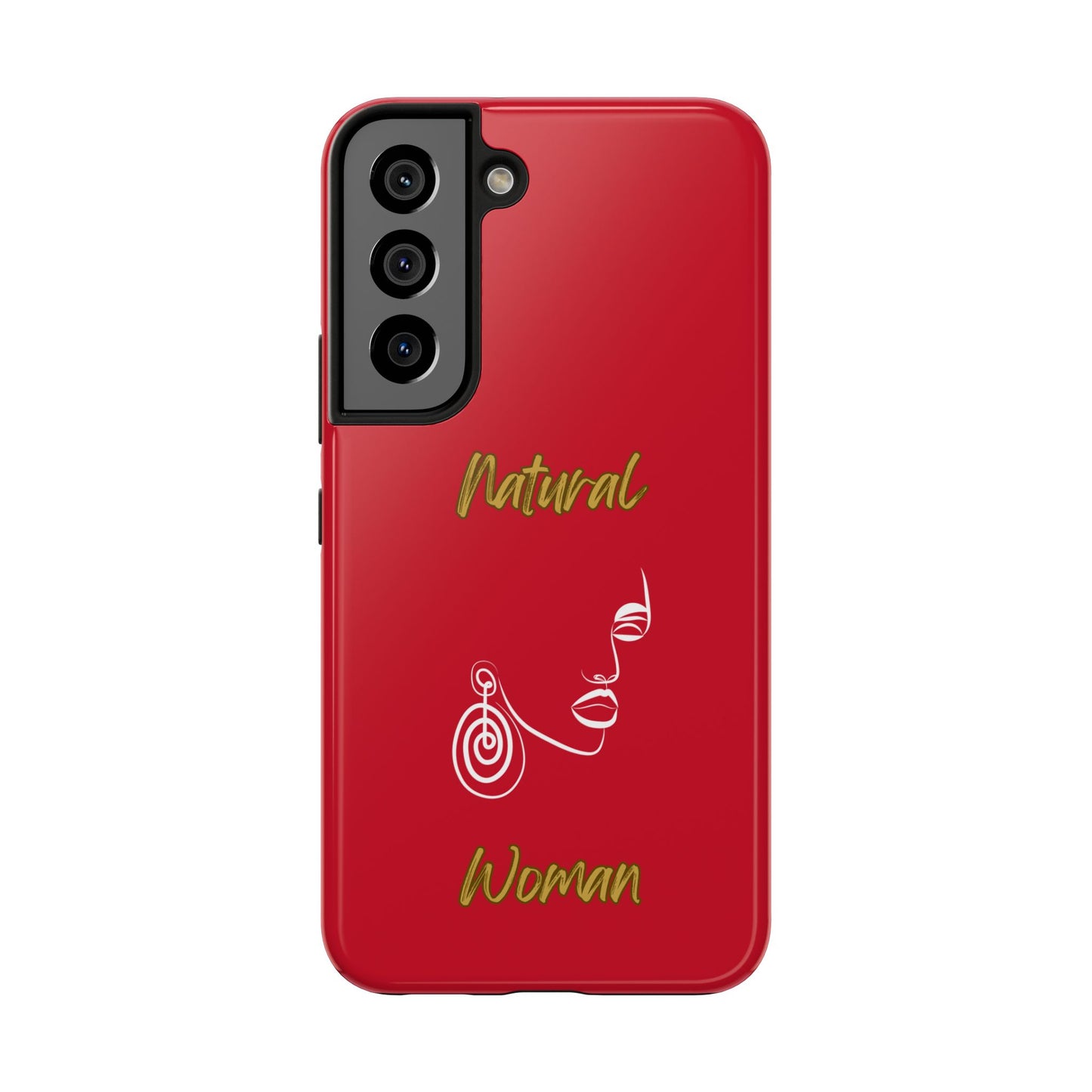 Natural Woman Music In My Soul (WL)Tough Phone Cases DARK RED