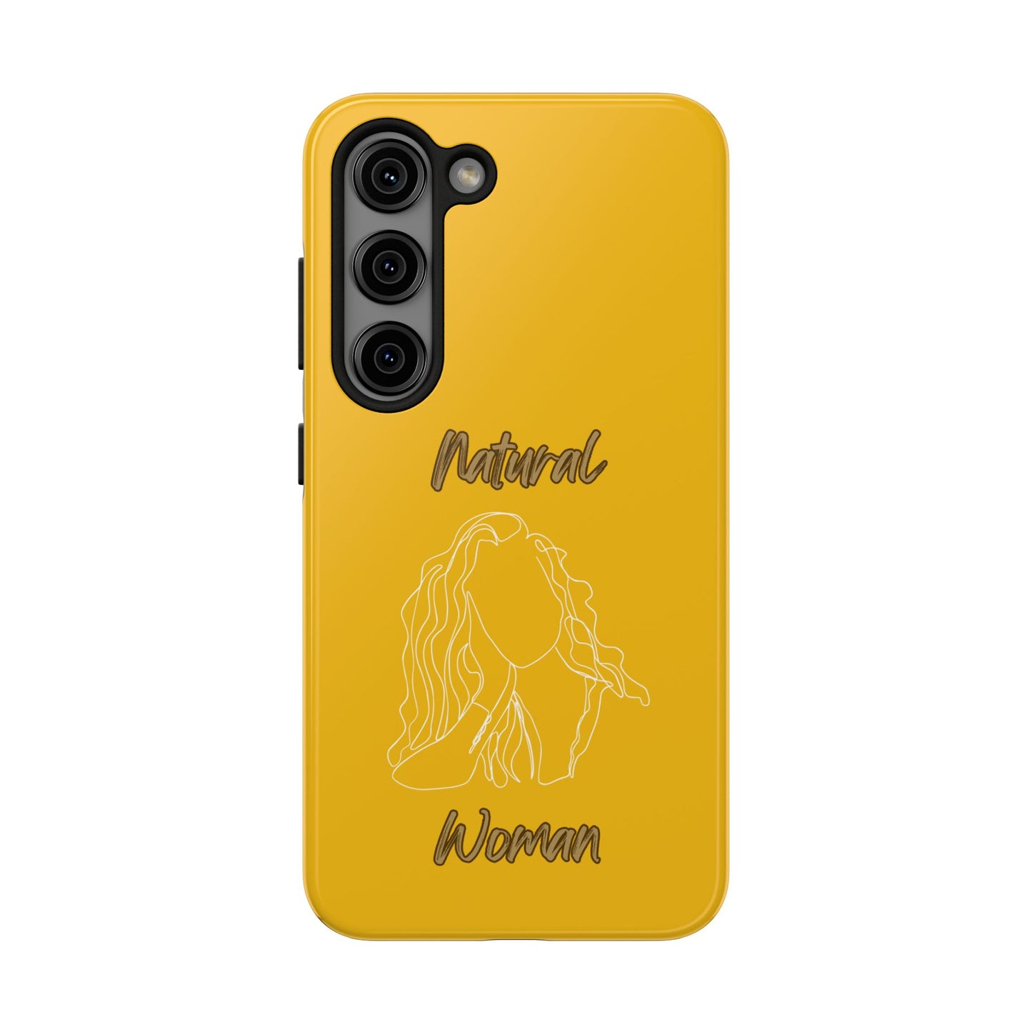 Natural Woman Relaxed (WL) Tough Phone Cases YELLOW