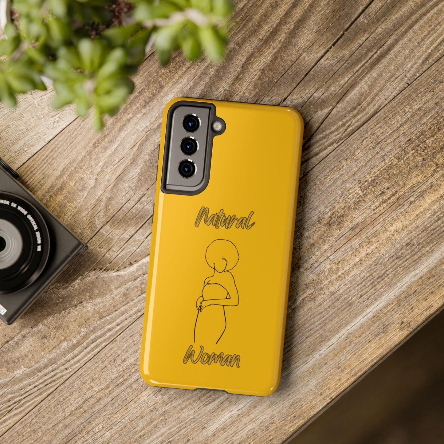Natural Woman Sho Nuff (BL)Tough Phone Cases YELLOW