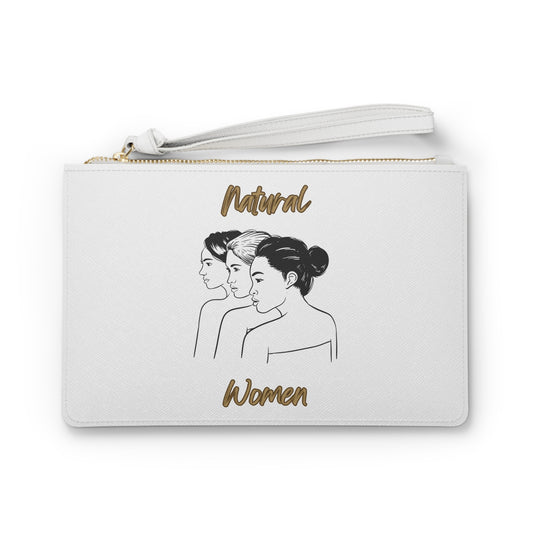 Natural Woman United Friends (BL) Clutch Bag WHITE