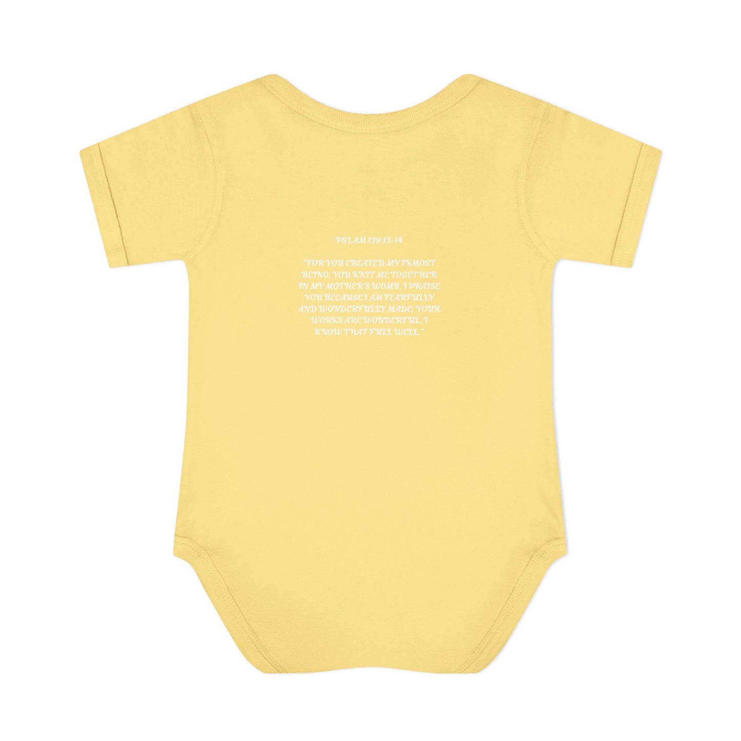 Kingdom Kids Infant Bodysuit - Psalm 139: 13-14
