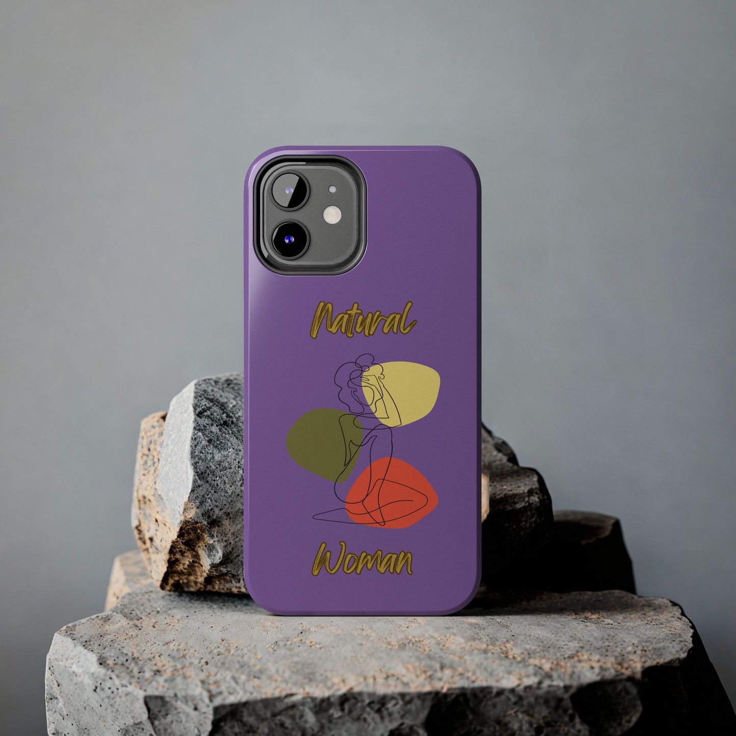 Natural Woman Colorful Pose (BL)Tough Phone Cases LIGHT PURPLE