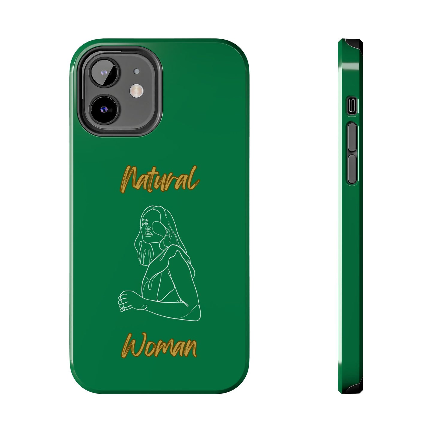 Natural Woman Care Free (WL)Tough Phone Cases DARK GREEN