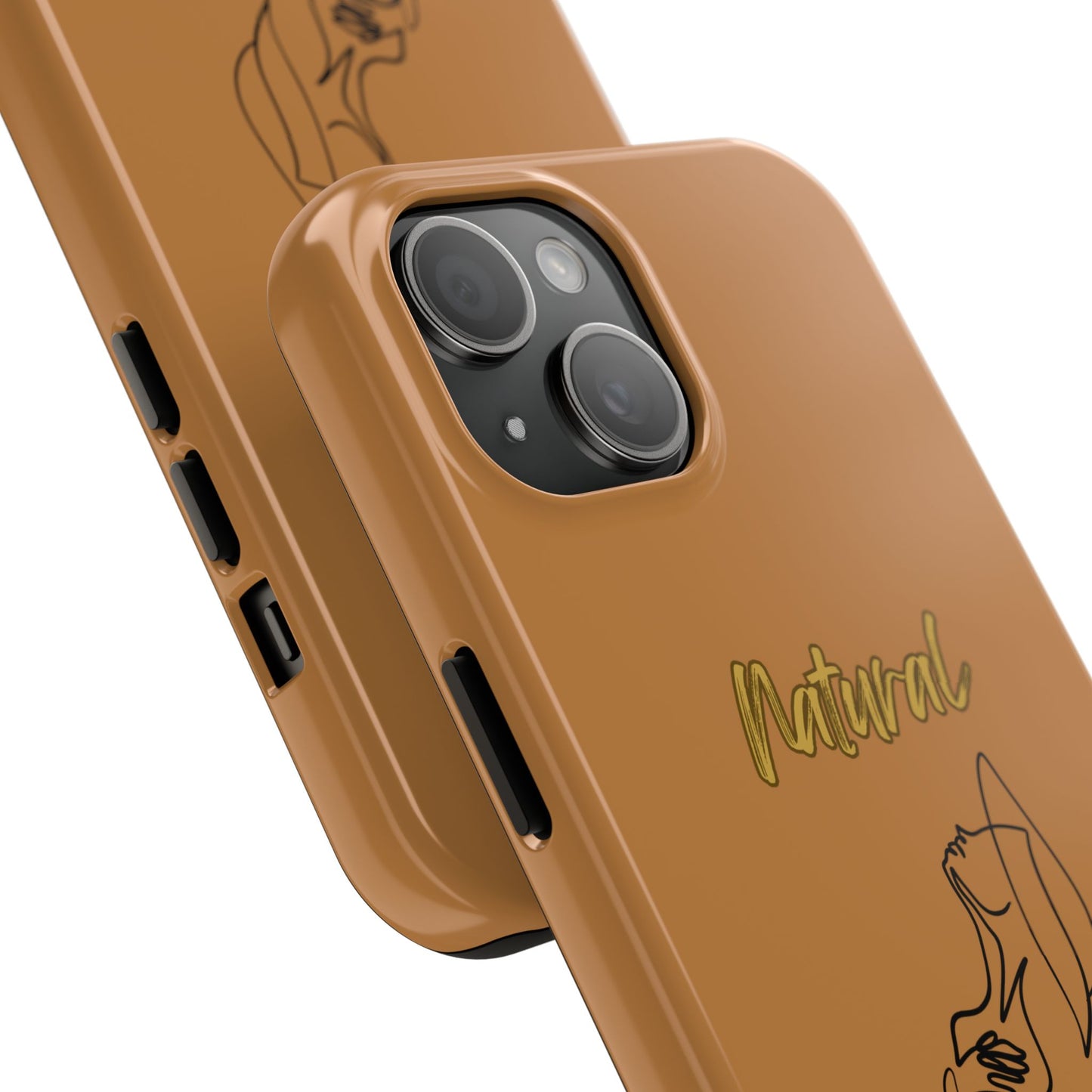 Natural Woman Free (BL)Tough Phone Cases LIGHT BROWN