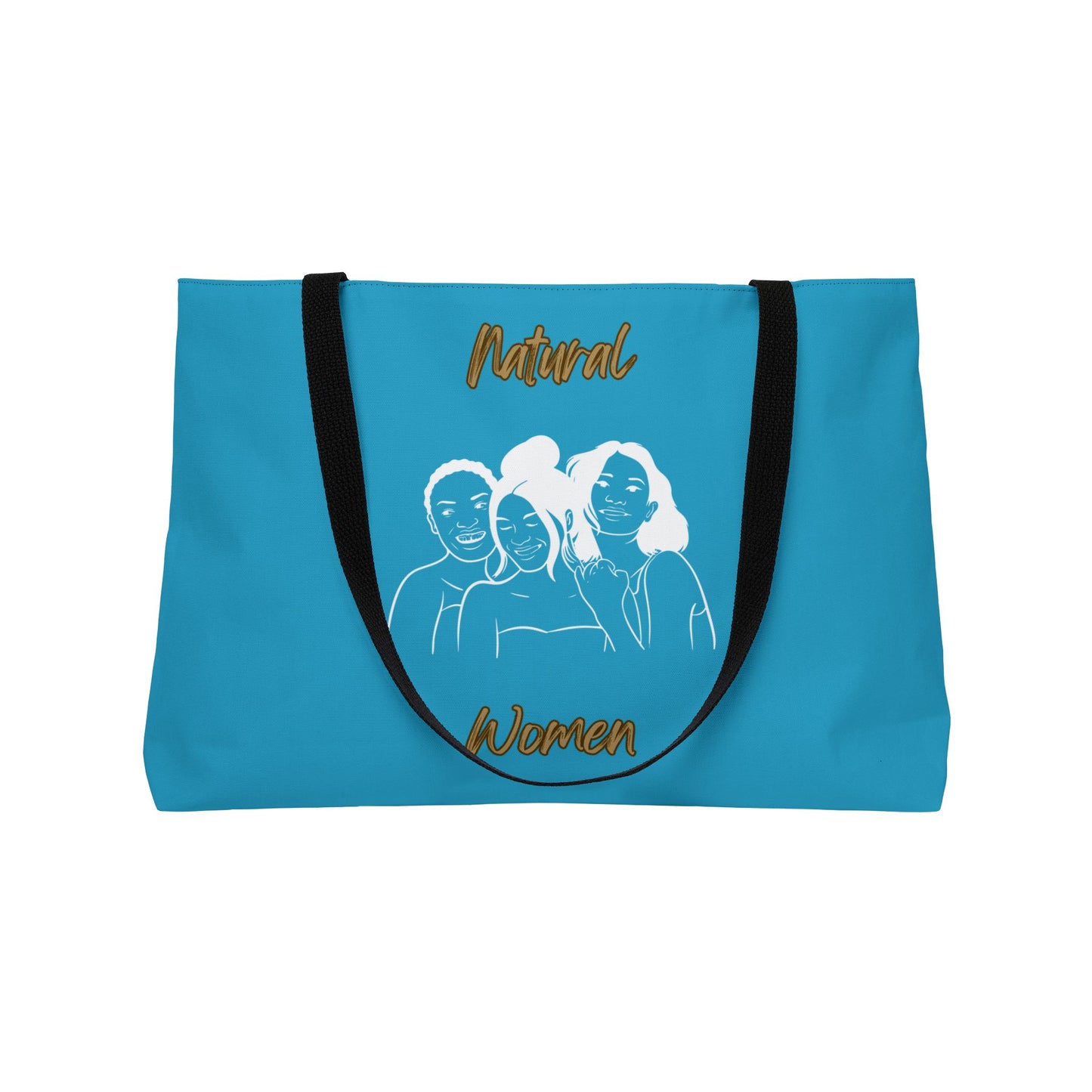Natural Women Laughing Friends (WL) Weekender Tote Bag TURQUOISE