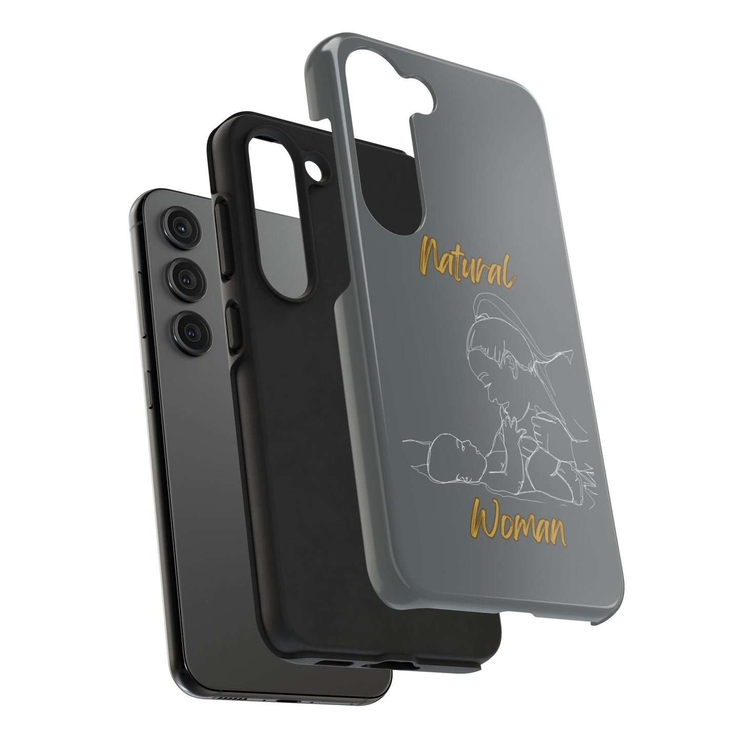 Natural Woman New Life (WL)Tough Phone Cases DARK GREY