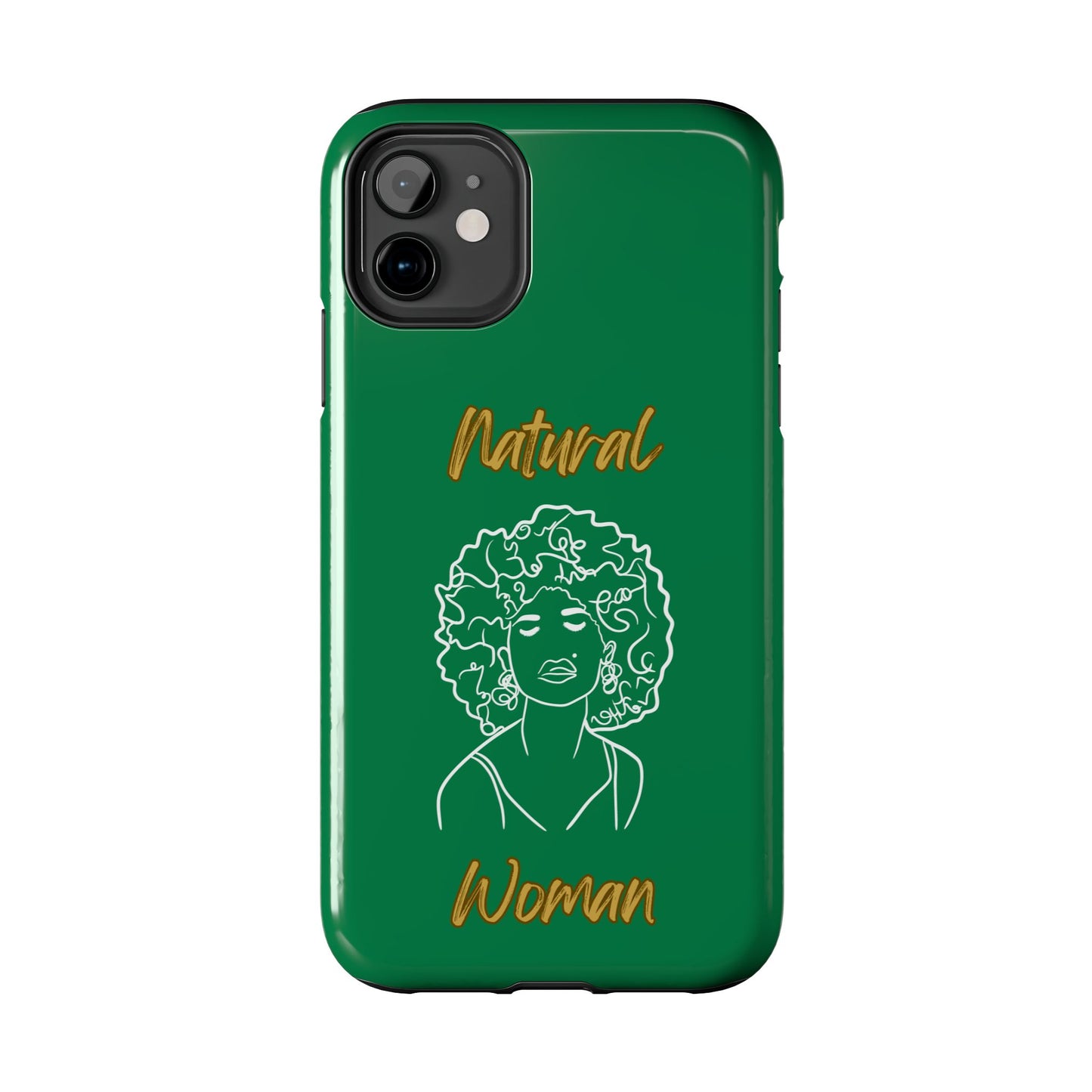 Natural Woman All About Me (WL)Tough Phone Cases DARK GREEN