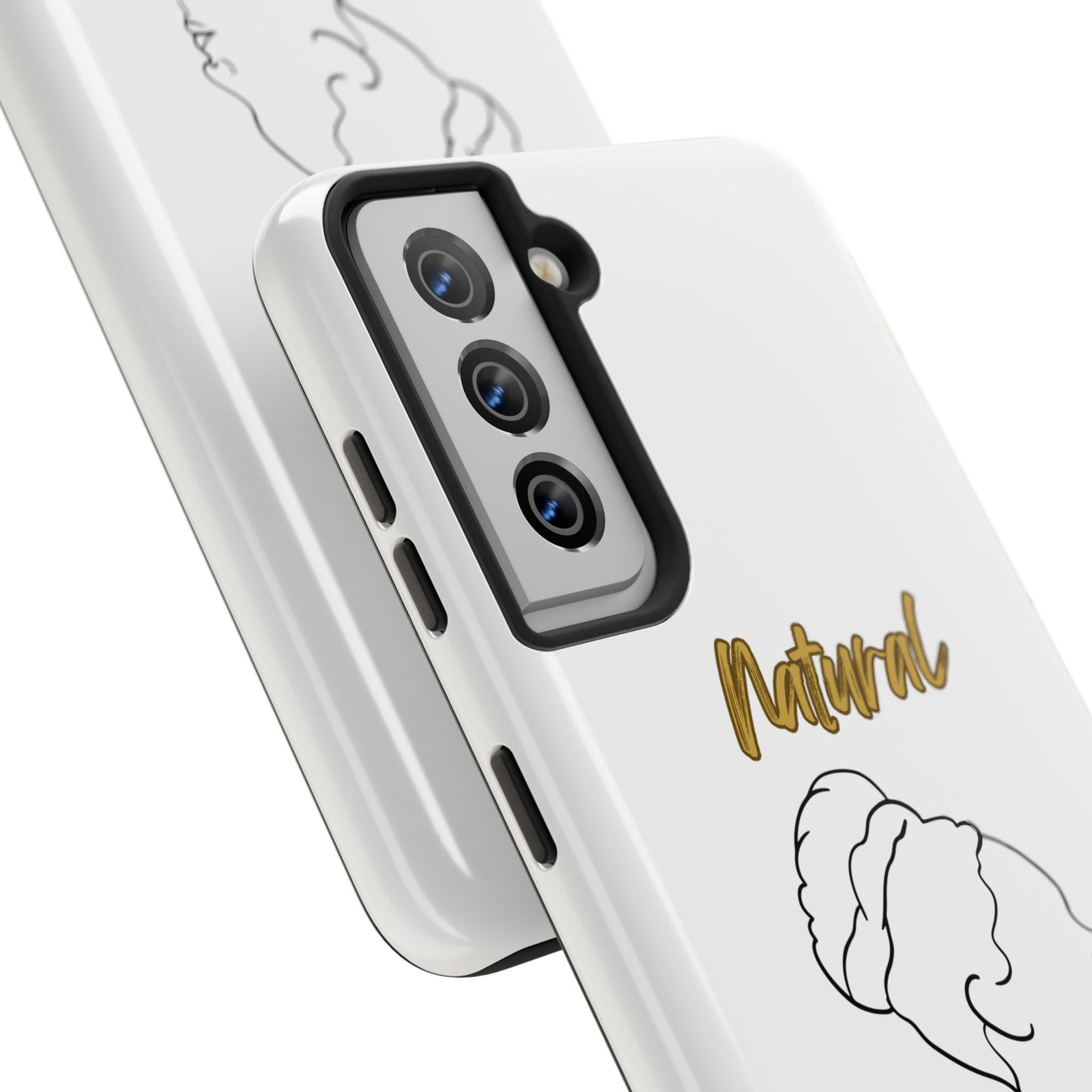 Natural Woman Mixed (BL)Tough Phone Cases WHITE