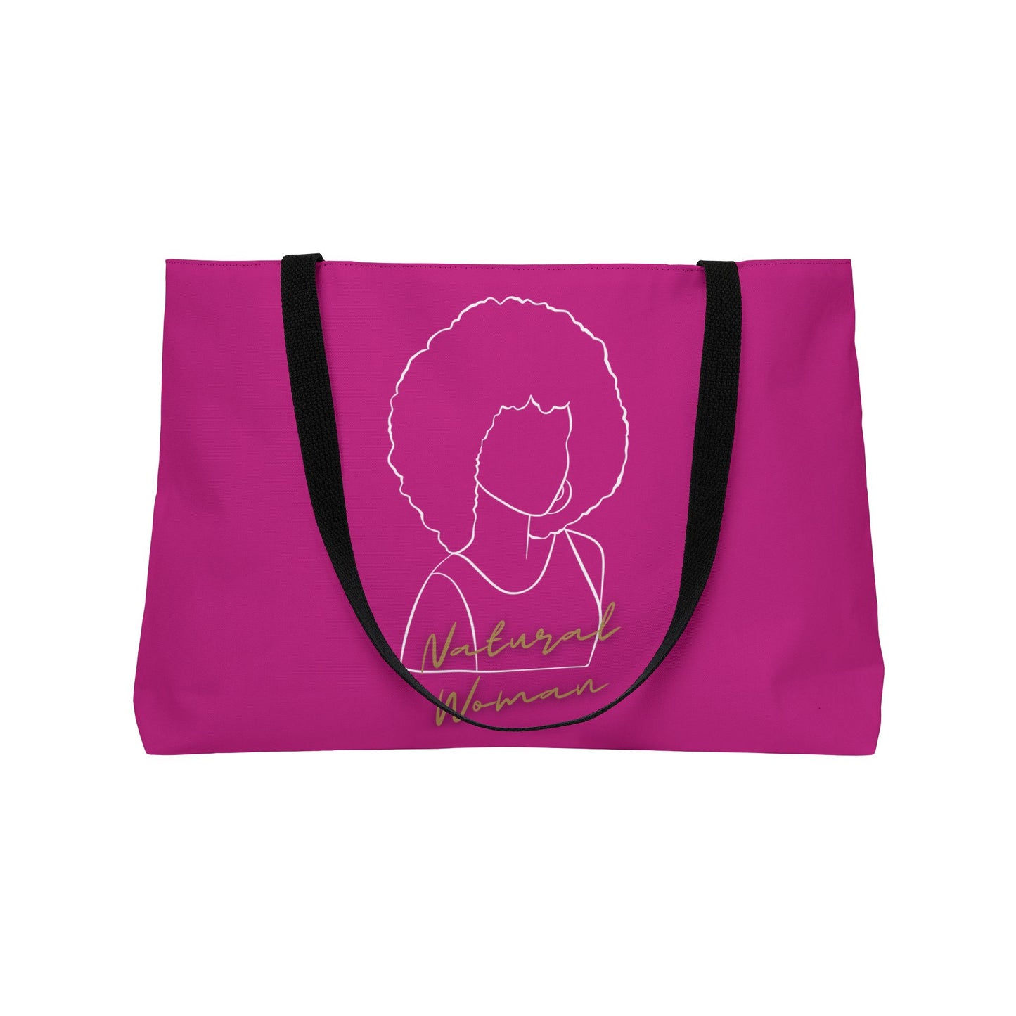 Natural Woman Afro (WL) Weekender Tote Bag PINK