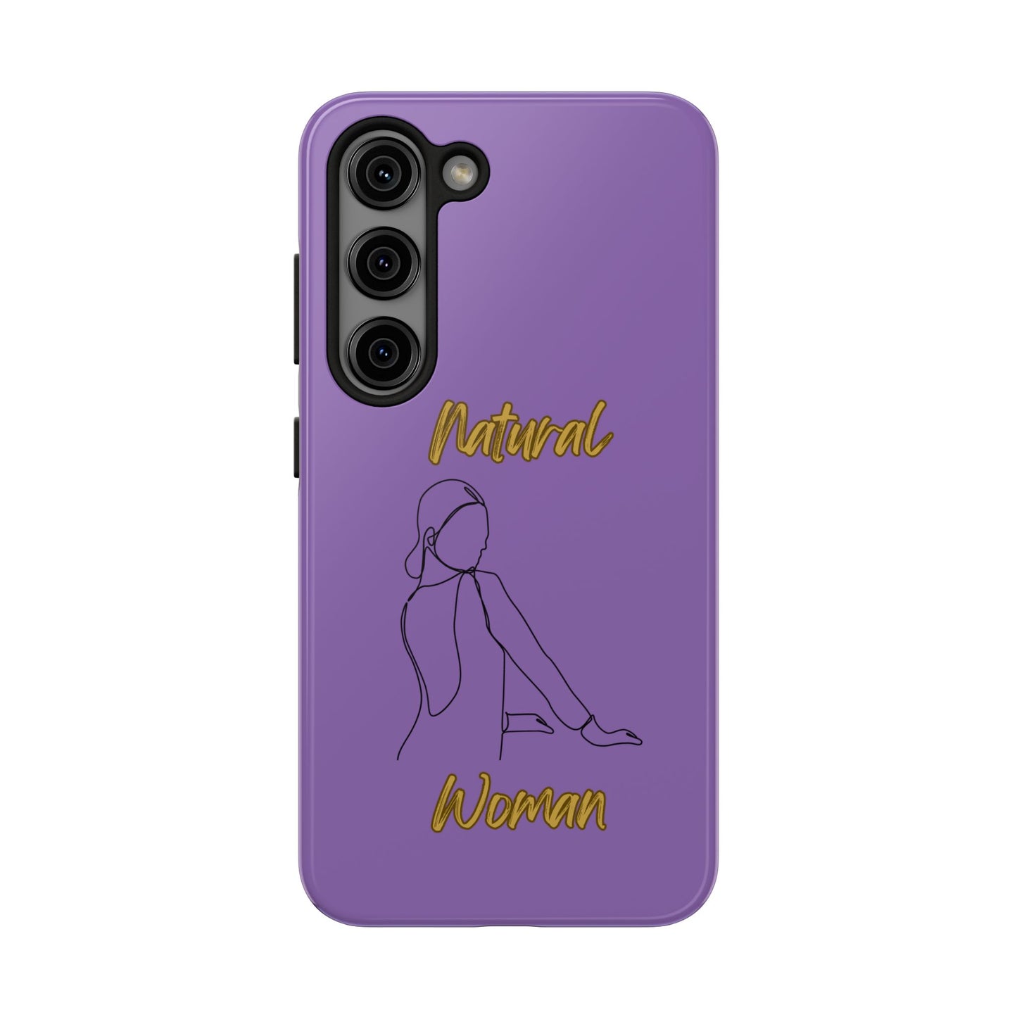 Natural Woman Hands Free (BL)Tough Phone Cases LIGHT PURPLE