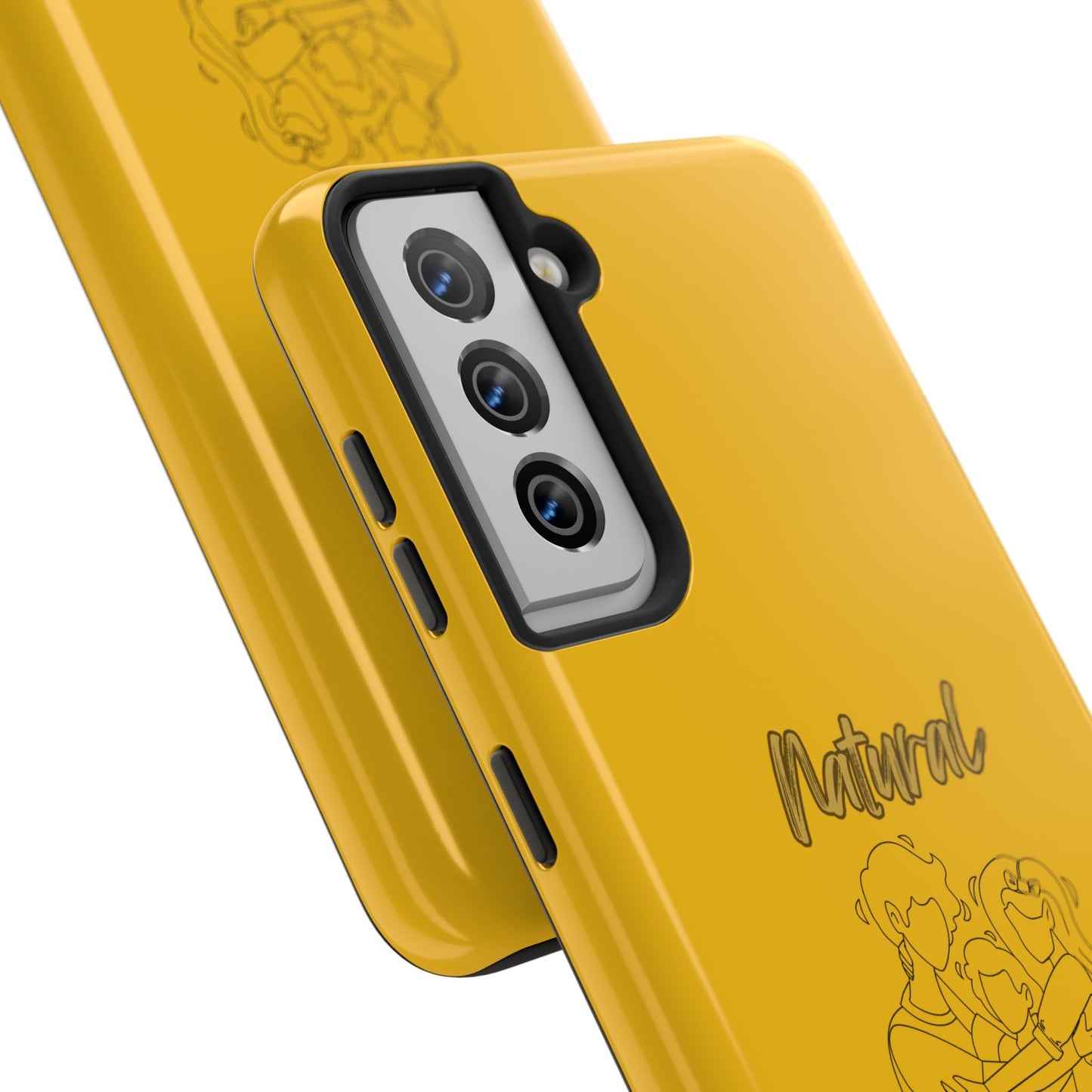 Natural Woman Bear Hugs (BL) Tough Phone Cases YELLOW