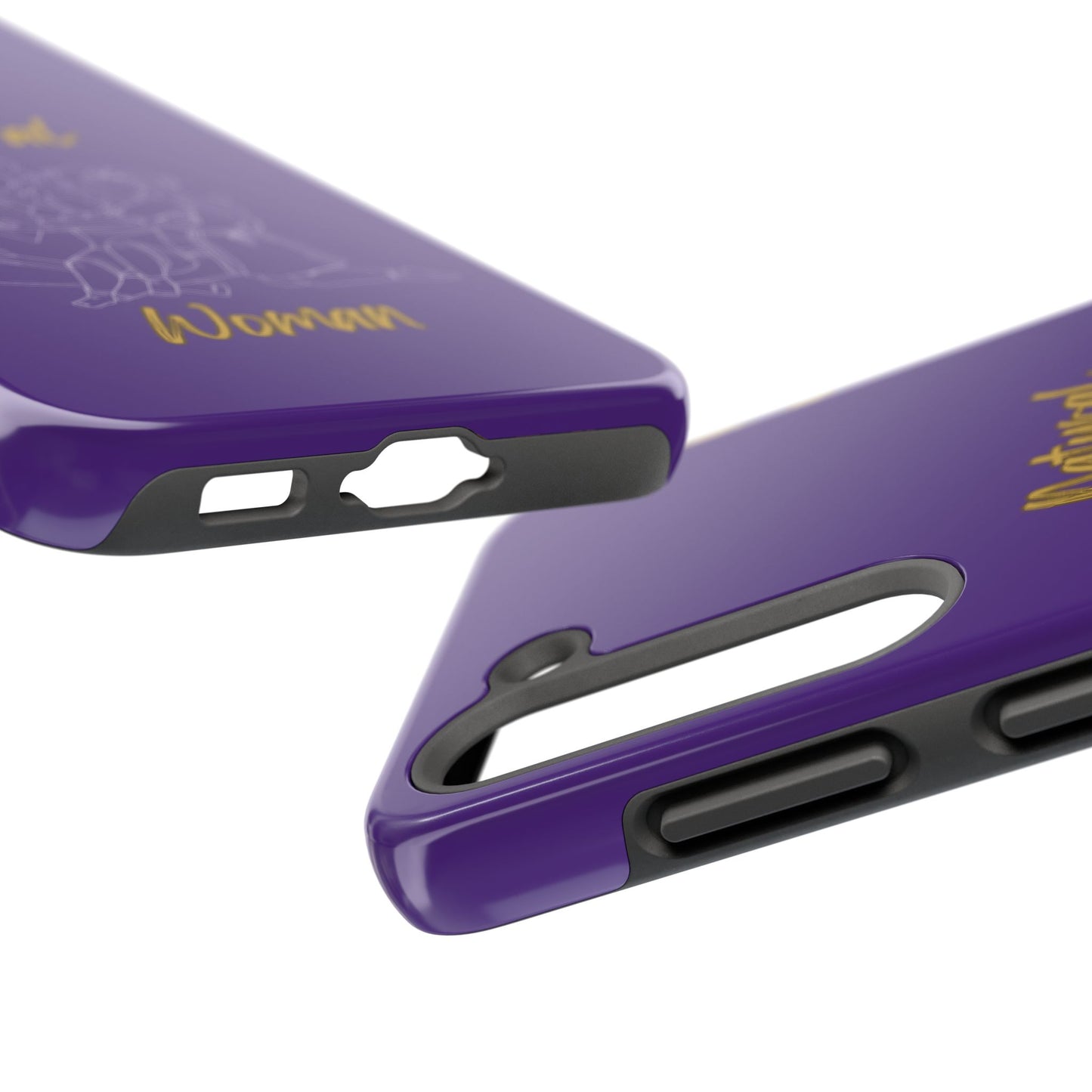 Natural Woman Bear Hugs (WL) Tough Phone Cases PURPLE
