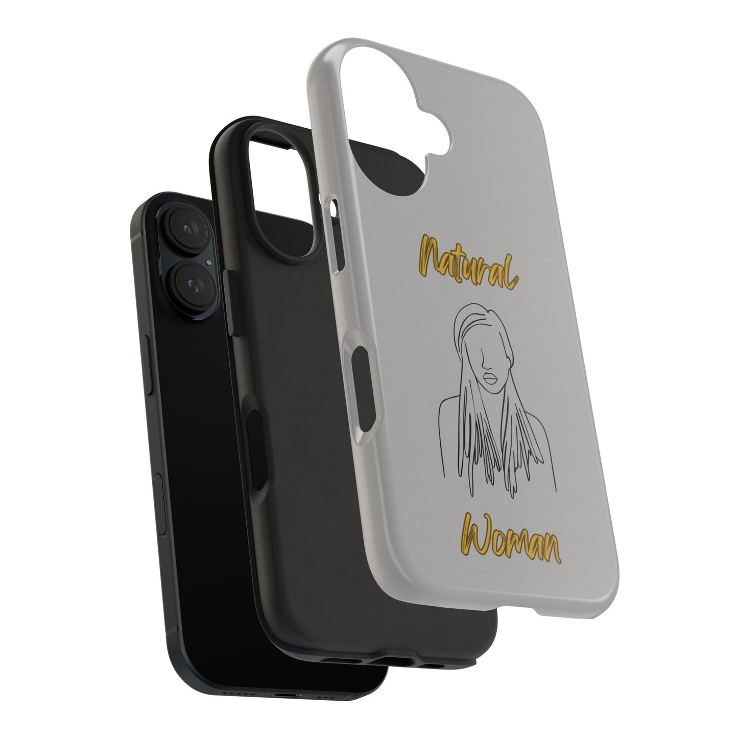 Natural Woman Content (BL)Tough Phone Cases LIGHT GREY