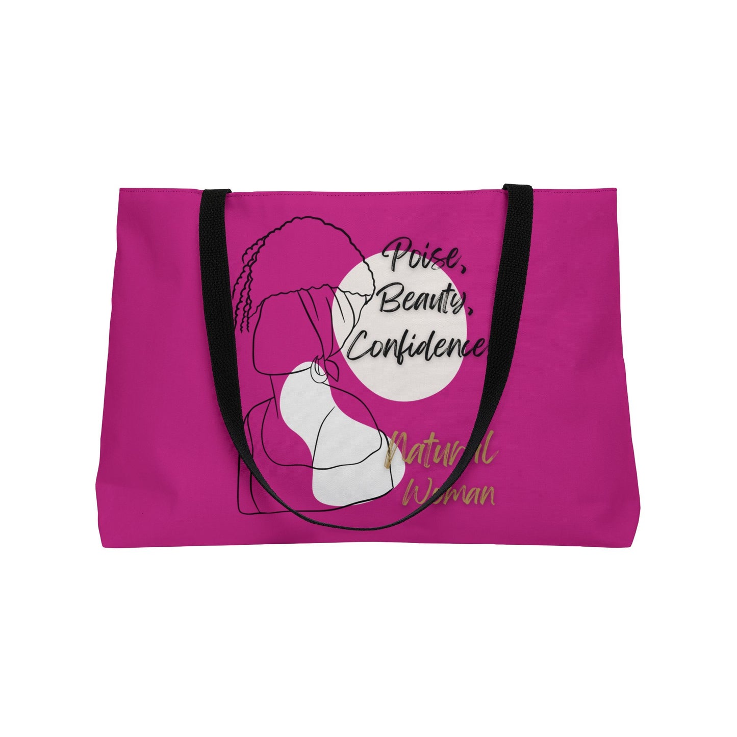 Natural Woman Puff (BL) Weekender Tote Bag PINK