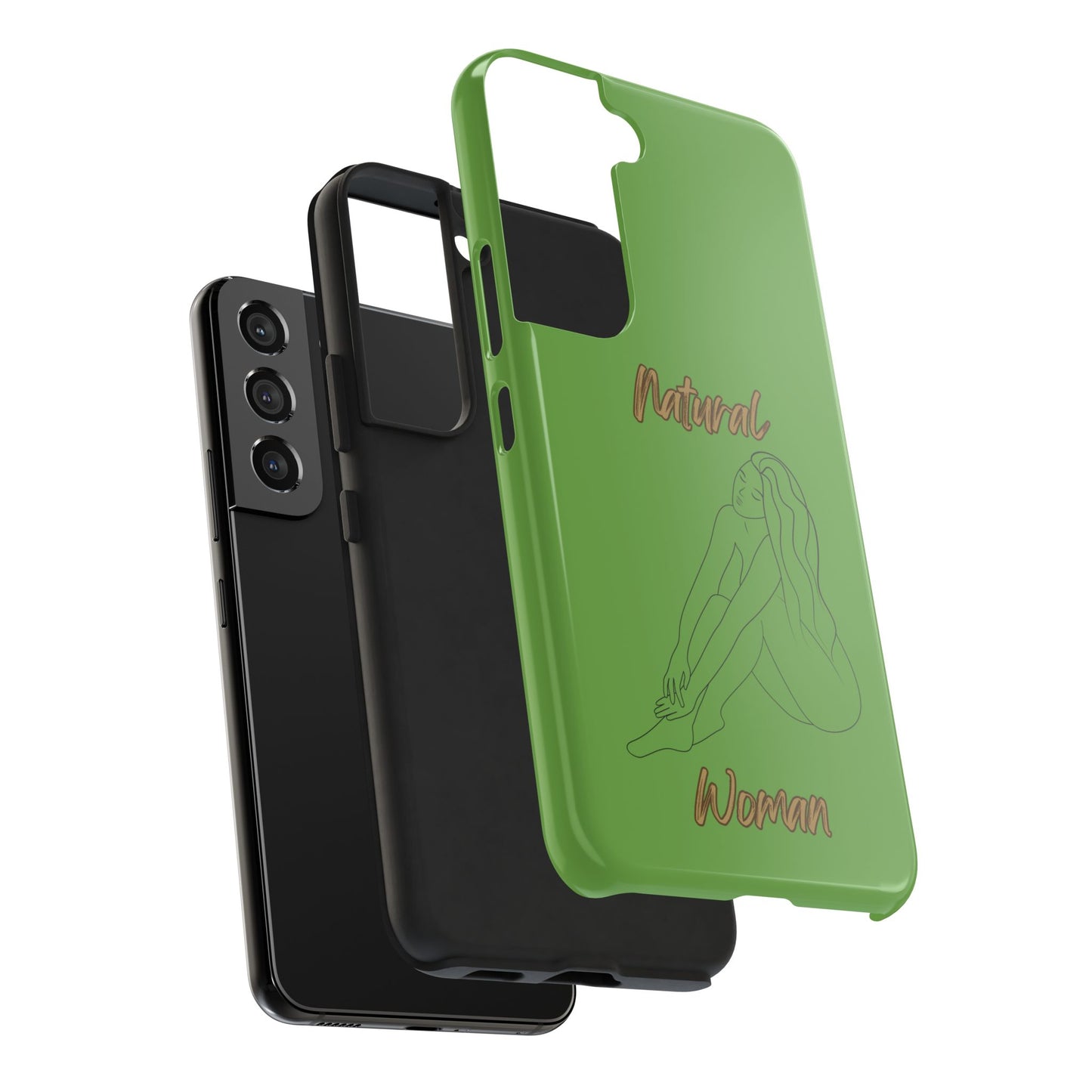 Natural Woman Beauty (BL) Tough Phone Cases GREEN