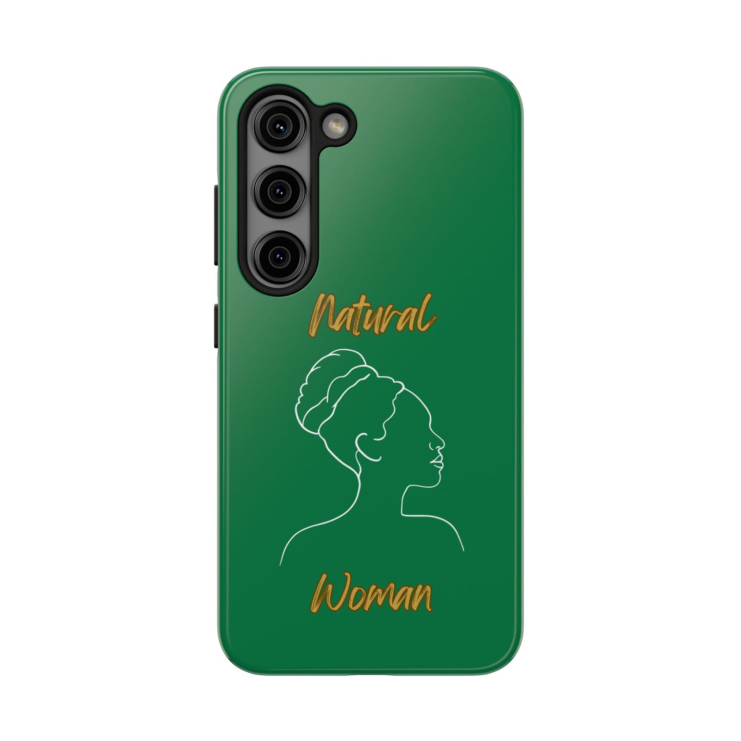 Natural Woman Mixed (WL)Tough Phone Cases DARK GREEN