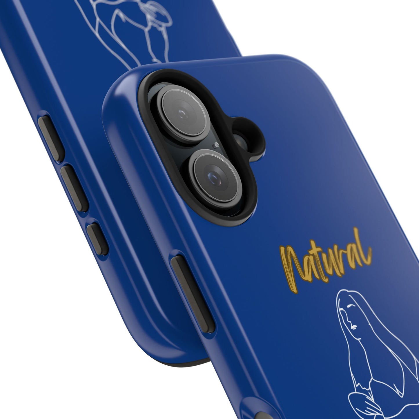 Natural Woman Full Beauty (WL)Tough Phone Cases DARK BLUE
