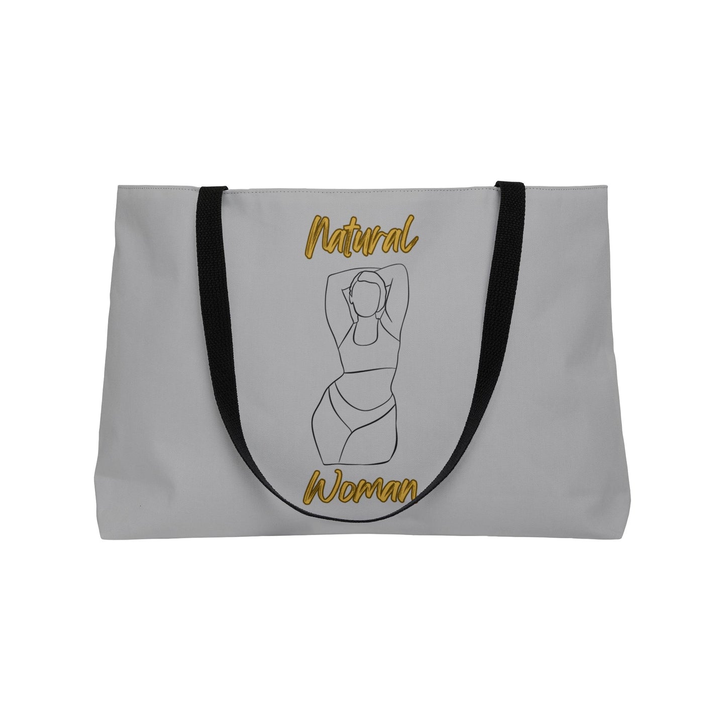 Natural Woman I Love Me (BL) Weekender Tote Bag LIGHT GREY