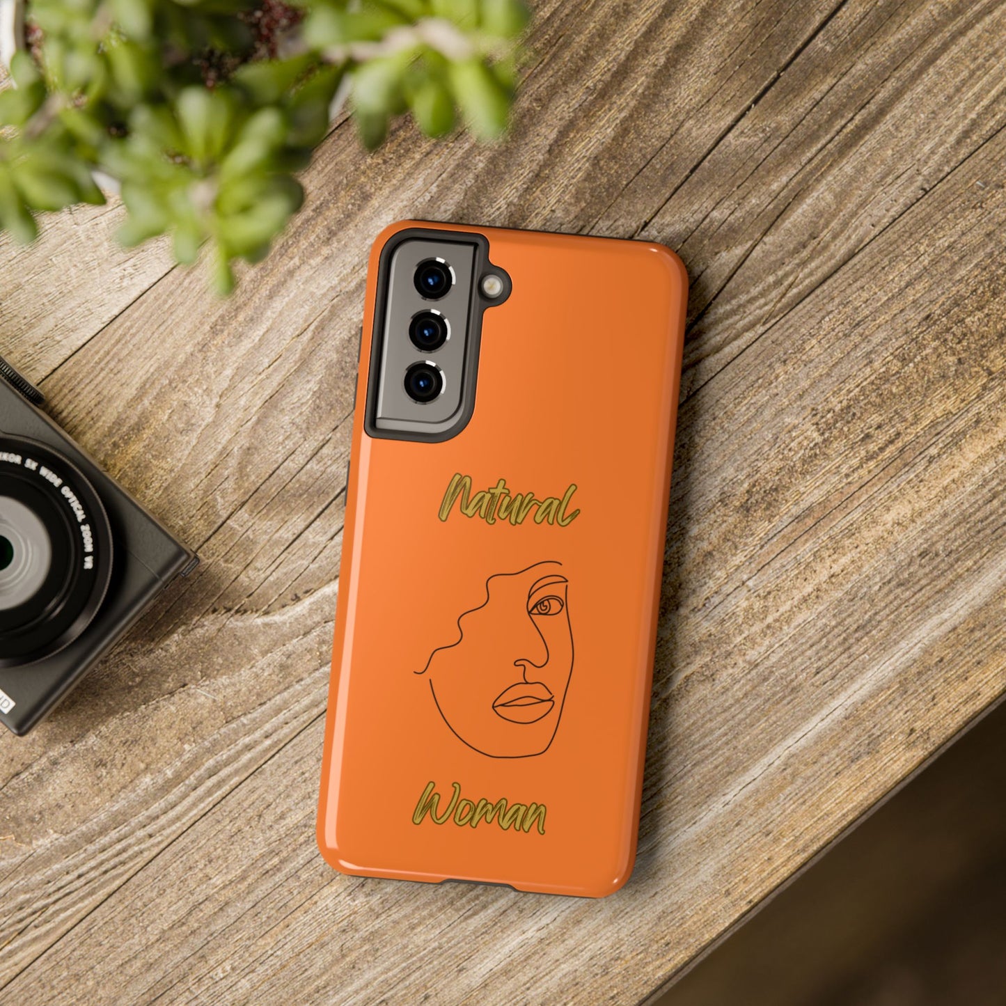 Natural Woman Peekaboo (BL)Tough Phone Cases CRUSTA