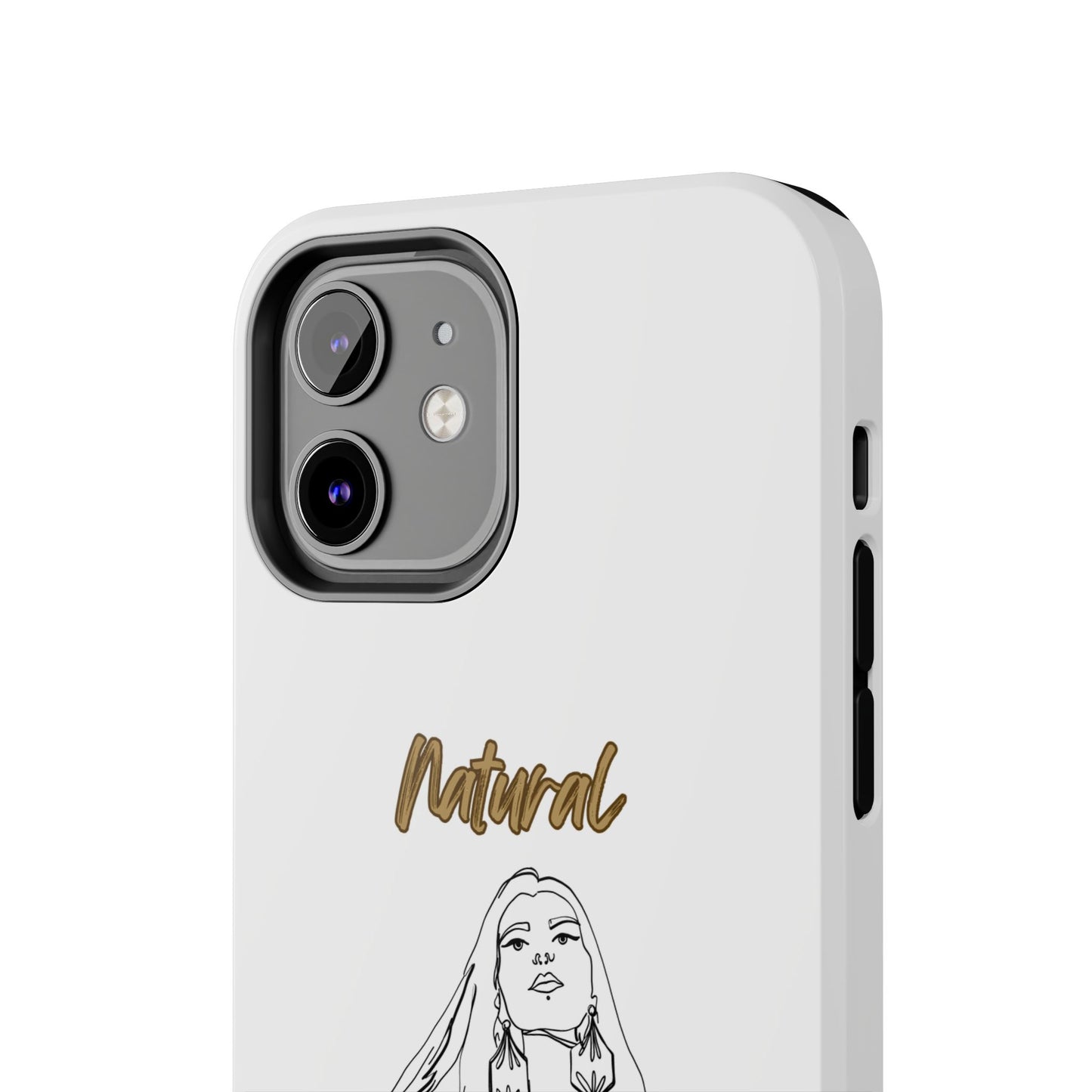 Natural Woman Thinking (BL)Tough Phone Cases WHITE